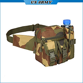 Túi Đeo Chéo Nam Thể Thao US ARMY, Túi Đeo Bao Tử Đeo Bụng Lính Mỹ Phong Cách Chất Vải Kaki Cao Cấp Chồng Nước Nhẹ - HÀNG CHÍNH HÃNG
