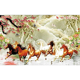 Mua Tranh dán tường 3D mã đáo thành công Zalo : 0967.959.399