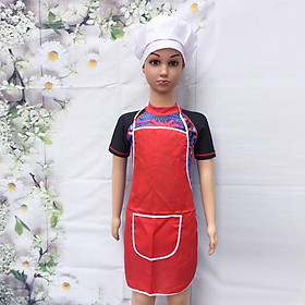 Bộ tạp dề + mũ nấu ăn dành cho bé