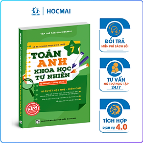 Sách - Sổ tay chinh phục kiến thức Toán - Anh - Khoa học tự nhiên lớp 7 (chương trình mới)