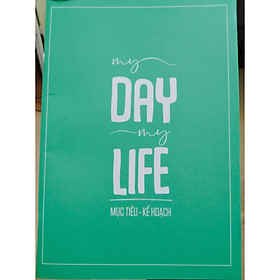 Sổ Ghi Chép Mục Tiêu Kế Hoạch Sổ Tay My Day My Lifetv