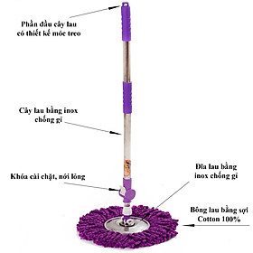 Mua Cây lau nhà rời mâm inox
