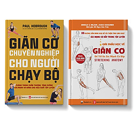 Hình ảnh Sách Thể Thao - Combo Sức khỏe - Giãn cơ chuyên nghiệp dành cho người chạy bộ - Giải phẫu học về giãn cơ - Pandabooks