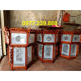 Mua đèn lồng bằng gỗ hương 70cm
