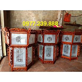 Mua Đèn lồng gỗ hương 57x57x30cm