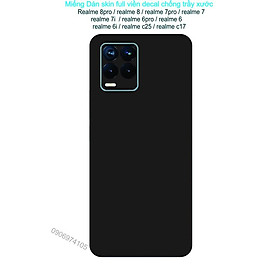 Mua Miếng dán Skin nhôm chống xước  dành cho smartphone thế hệ mới  chống trầy   chống bám vân tay và mồ hôi tạo cảm giát dể