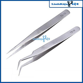 Mua Bộ 2 Nhíp Gắp Linh Kiện Điện Tử Gooi ( 1 Cong - 1 Thẳng )