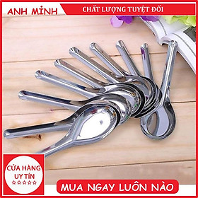 Mua Bộ 5 Muỗng ăn cơm inox  muỗng canh  muỗng inox  muỗng cà phê  muỗng nhựa