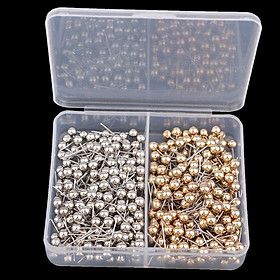 800 Pieces 2 Boxes Map Push Pins 13mm Decorative Thumb Tacks Push Pin Thumbtack Colored Decorative Push Pins with Box Plastic Round Head, Steel Point ,for Cork Board, Map, Photos and Calendar