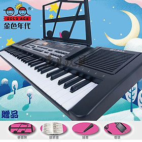 Đàn organ điện tử đặc biệt dành cho trẻ em có micrô đàn piano đa chức năng đàn organ điện tử 61 phím cho bé đồ chơi âm nhạc phòng thu