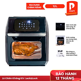 Lò Nướng Không Khí Lock&Lock EJF696 (12 Lít) - Hàng Chính Hãng