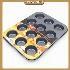 Mua Khay nướng cupcake chống dính 12 ô nhỏ 24.5×18.5cm