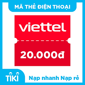 Mã thẻ điện thoại Viettel 20K
