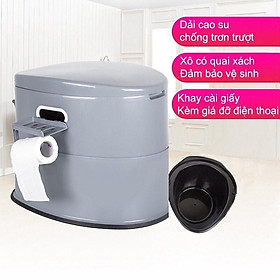 Mua Bô vệ sinh cho người già  người bệnh bằng nhựa cao 40cm  có dải cao su tiện ích