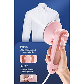 Mua Bàn Ủi hơi nước cầm tay mini   thiết kế nhỏ gọn mang du lịch - Home and Garden
