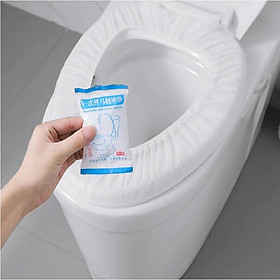 Mua Miếng Lót Bồn Cầu Dùng 1 Lần Bọc Lót Nắp Bồn Cầu Bệ Ngồi Vệ Sinh Chống Thấm