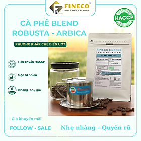 Cà phê BLEND(Arabica/ Robusta) - Phong vị ngọt ngào, hương trái cây, hậu vị ngọt dài lâu. Cà phê pha phin/pha máy |500gr