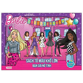 Sách Barbie Tô Màu Khổ Lớn: Bạn Gái Nữ Tính