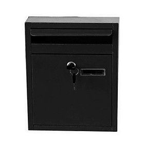 Outdoor Security Locking Mailbox Letterbox Postbox Newspaper Box