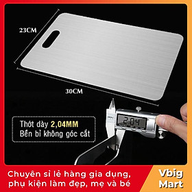 Mua VB50 Thớt INOX  KHÁNG KHUẨN không lo ẩm mốc  dễ lau chùi  ko bị xước  nấm mốc