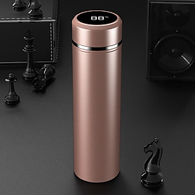 Mua Bình nước giữ nhiệt inox 316 hiển thị NHIỆT ĐỘ chính xác 500ml Lalunavn chống ăn mòn độ bền cao B145