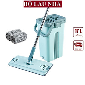 Mua  HCM  Bộ Cây Lau Nhà Tự Vắt Thông Minh  Cây Lau Nhà Tự Vắt Tiện Lợi Kèm Thùng ZA58 - Egreen Dùng 1 Lần