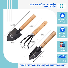 Mua Bộ dụng cụ làm vườn 3 món size trung  Bộ dụng cụ 3 món tiện lợi  dễ sử dụng  chắc chắn phù hợp với làm vườn.