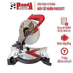 Máy cắt nhôm Panda PA9255TT, Motor trực tiếp, Công suất 1900W, Lưỡi 255mm, Máy cắt góc đa năng