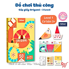 Đồ Chơi Gấp Giấy Thủ Công Origami Mideer - Cho Bé Từ 3 Tuổi Luyện Tay Khéo Léo