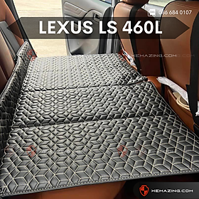 Đệm Nằm ô tô LEXUS LS 460L - Thiết kế 4 Khay Dọc Trợ Lực - Đệm không bơm như đệm hơi ô tô