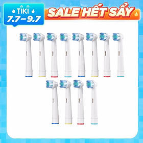12 Cái Đầu Bàn Chải Đánh Răng Thay Thế Tương Thích Với Bàn Chải Điện Oral B Cho Răng Nhạy Cảm