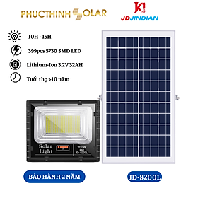 Đèn Năng Lượng Mặt Trời 200W Jindian JD