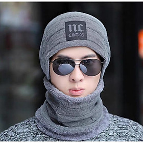 KHĂN CHOÀNG NAM KÈM NÓN LEN KHĂN LEN KÈM MŨ LEN - DONA21012903