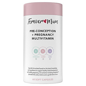 Forever Mum Pre-Conception + Pregnancy Multivitamin 60 Soft Capsules