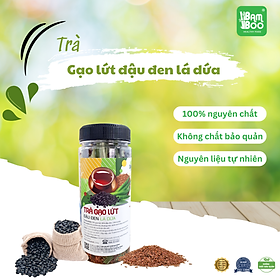 Trà gạo lứt Bamboo lọc gan, giải độc cơ thể nguyên liệu tự nhiên an toàn 350g