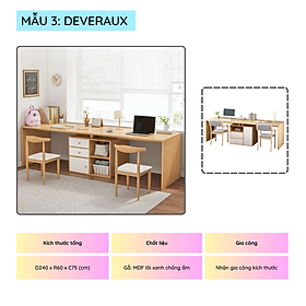 Mua Bàn làm việc 2 người ngồi đa dạng mẫu mã thương hiệu SMLIFE