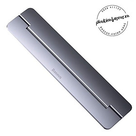 Đế tản nhiệt dạng xếp, siêu mỏng Baseus Papery Notebook Holder (0.3cm slim, 8° Angle, Foldable, Portable Alloy Laptop St- Hàng chính hãng