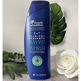 Dầu gội đầu Head & Shoulders Clinical Strength USA 400mlchai Head Mỹ - MÀU XANH