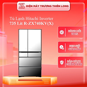 Mua Tủ lạnh 6 cửa Hitachi Inverter 735 lít R-ZX740KV(X) - Hàng chính hãng (chỉ giao HCM)