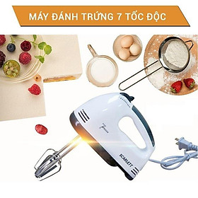 Máy Đánh Trứng Cầm Tay 7 Tốc Độ Siêu Tiện Lợi