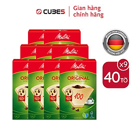 Mua Combo giấy lọc cà phê Melitta Original 100  Hộp 40 tờ nhập Đức  lọc siêu vi 3 tầng tăng hương vị - Hàng chính hãng