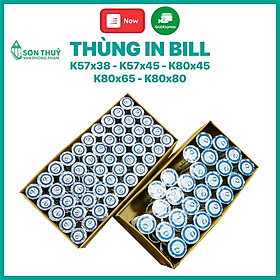Mua THÙNG 50 CUỘN GIẤY IN BILL K80x60 - GIẤY IN HÓA ĐƠN 80MM / GIẤY IN NHIỆT K80