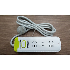 Ổ Cắm Điện Đa Năng Dây Dài 1,8 m -Dùng Cho Cả Phích Cắm 2 Đầu Và 3 Đầu, Dây Siêu Dài, Sạc Điện Nhanh Chóng, An Toàn