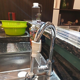 Mua Đầu vòi nối chậu rửa  tăng áp  xoay 360 độ  nối ống cao su  dễ dàng vệ sinh lau chùi sạch sẽ