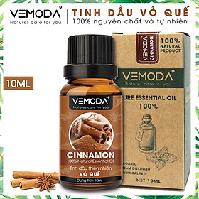 Tinh dầu Vỏ quế cao cấp. Cinnamon Essential Oil. Tinh dầu xông phòng giúp khử mùi, khử khuẩn, giúp giữ ấm, hỗ trợ giảm cân. Tinh dầu thơm phòng cao cấp Vemoda