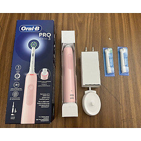 BÀN CHẢI ĐÁNH RĂNG ORAL B PRO SERIES 3 KÈM 2 ĐẦU BÀN CHẢI Hàng CHính Hãng