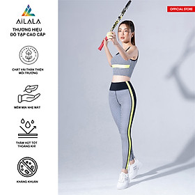 Bộ quần áo thể thao nữ AiLALA LUX38, Đồ tập Yoga Gym Pilates, chất vải Hi