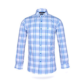 Áo sơ mi nam tay dài form ôm suông Khatoco A1MD468T1-CNCR230-2411-D