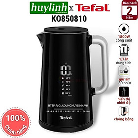 Bình đun siêu tốc thông minh 1.7l tefal smart & light ko850810 - 1800w - hàng chính hãng