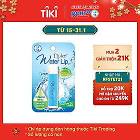Son dưỡng không màu LipIce Water Lip mùi Chanh thảo mộc 4.3g